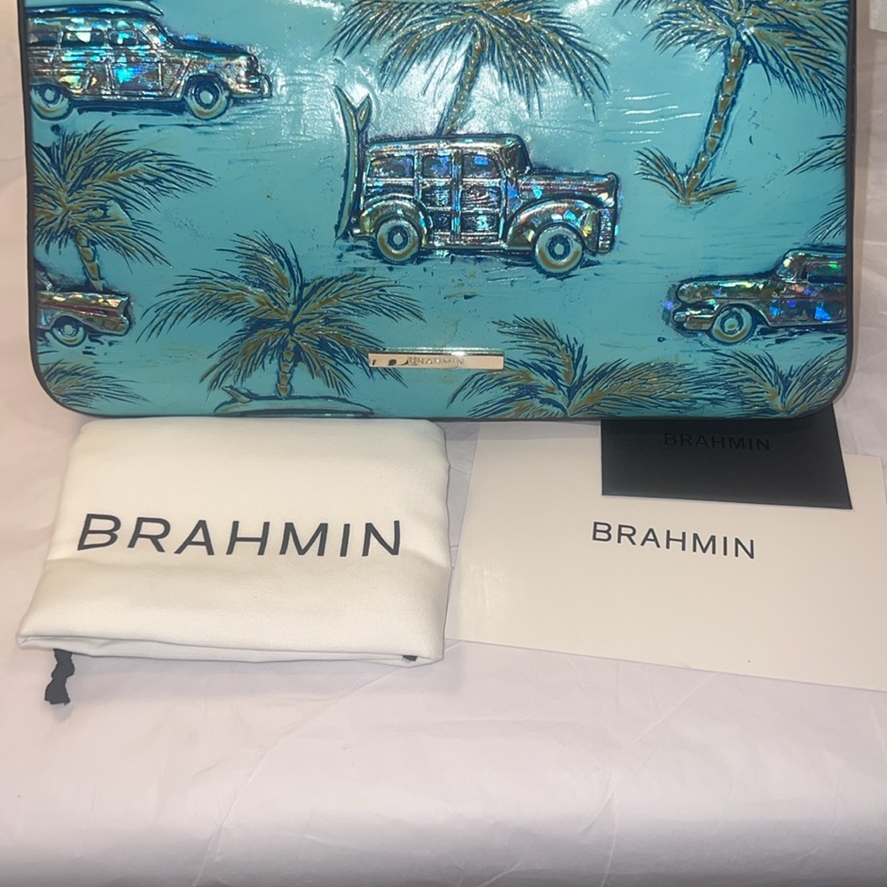 Brahmin Mod Esme Copa Cabana Cars leather bag - Picture 4 of 10